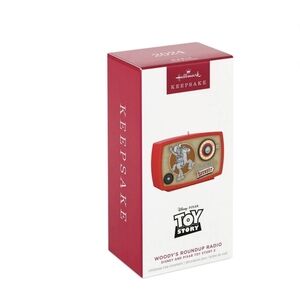 Hallmark 2024 Keepsake Disney Toy Story 2 Woody's Roundup Radio Ornament NWT